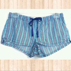 SALE Old Navy blue stripe drawstring pajama shorts